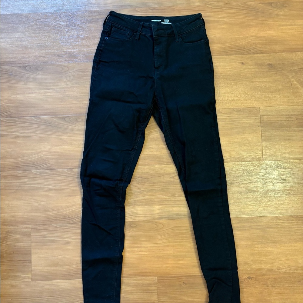 Old Navy Rockstar black skinny jeans size 4 Tall